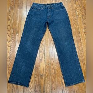 Rocawear Men's Dark Blue Relaxed Jeans